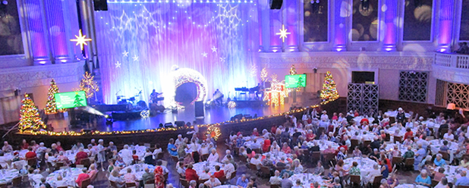 A view of the Christmas Concert at City Hall.